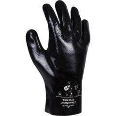 Chemical Resistant Gloves: SHOWA 7710, PVC-Coated, PVC, Supported, General Purpose Chemical-Resistant