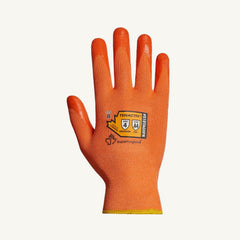 Cut, Puncture & Abrasion-Resistant Gloves: Superior Glove Works STACXPNRT, Size Medium, ANSI Cut A7, ANSI Puncture 4, Micropore Nitrile, Engineered Yarn