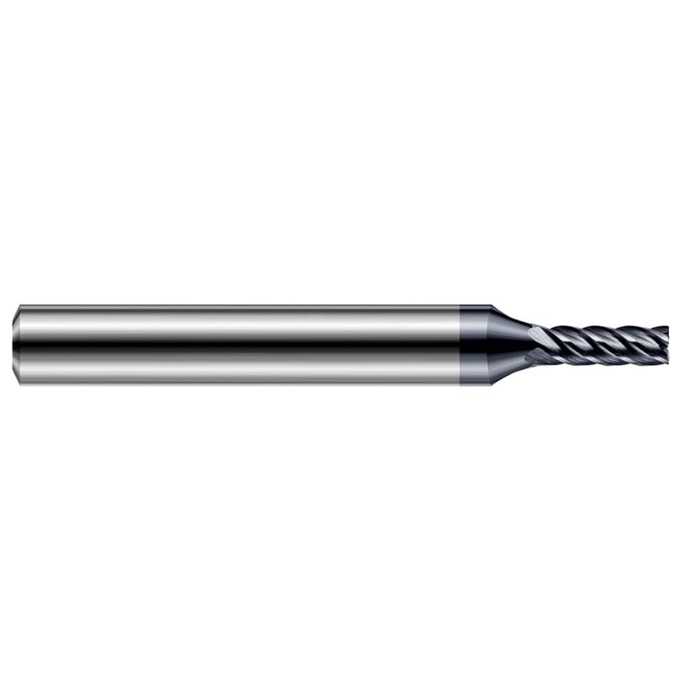 Corner Radius End Mill: 3/16" Dia, 0.0150" Radius, 5 Flute, Solid Carbide