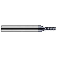 Corner Radius End Mill: 5/32" Dia, 5/8" LOC, 0.0050" Radius, 5 Flute, Solid Carbide