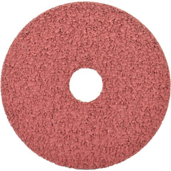 Fiber Disc:  7" Disc Dia, Arbor Hole, 36 Grit, Aluminum Oxide