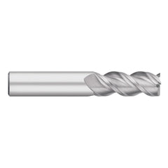 Square End Mill: 1" Dia, 1-3/4" LOC, 3 Flute, Solid Carbide