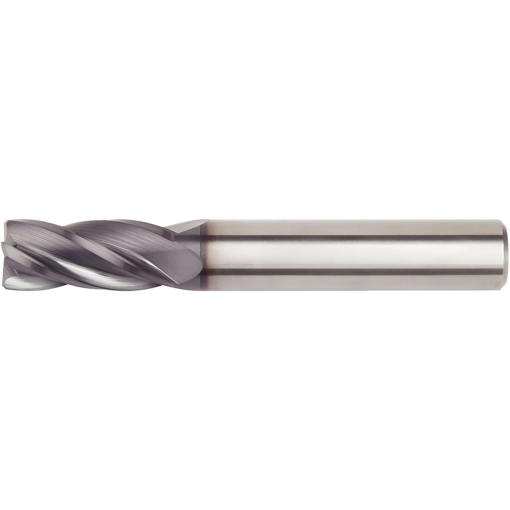 Corner Chamfer End Mill: 18.00 mm Dia, 24.00 mm LOC, 4 Flute, 0.30 mm Chamfer Width, Solid Carbide