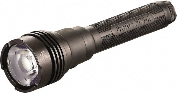 Handheld Flashlight: LED, 2500 Lumens, 10.5 hr Max Run Time, Rechargeable Battery (Included)