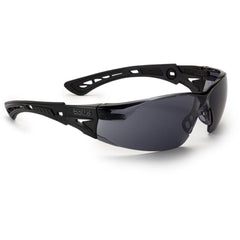 Safety Glasses: Anti-Fog & Anti-Scratch, Polycarbonate, Smoke Lenses, Straight