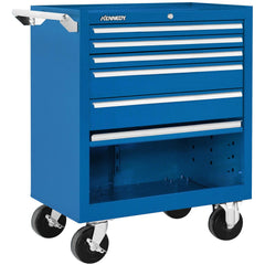 Steel Tool Roller Cabinet: 29" Wide, 34-15/16" High, 20" Deep, 5 Drawer