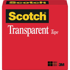 Packing Tape: 3/4" Wide, 108' Long, Transparent, Acrylic Adhesive