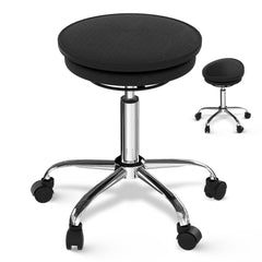 Stationary Stools; Type: Sit-Stand Stool; Sit Stand Stool; Adjustable Height Stool; Seat Depth: 18 in; Base Type: Spoke with wheels; Seat Width: 15.25 in; Overall Height: 26 in; Overall Height (Inch): 26 in; Width (Inch): 15; Minimum Seat Height: 19 in; D