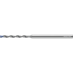 Micro Drill Bit: 2.05 mm Dia, (0.0807"), 140 deg, Solid Carbide