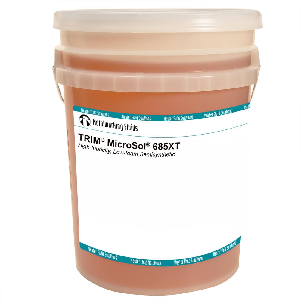 Metalworking, Cutting, Coolant & Microemulsion Fluid: TRIM 685XT, 5 gal (Pail) Pail