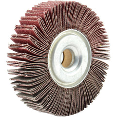 Unmounted Flap Wheels; Abrasive Type: Coated; Abrasive Material: Aluminum Oxide; Outside Diameter (Inch): 4; Face Width (Inch): 1; Center Hole Size (Inch): 5/8; Grade: Coarse; Grit: 60