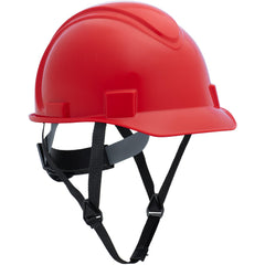 Hard Hat: Manufacturing, Mining, Oil and Gas, Ship Building, Traffic Safety, Utilities & Construction, Short Brim, N/A, Class E, 4-Point Suspension