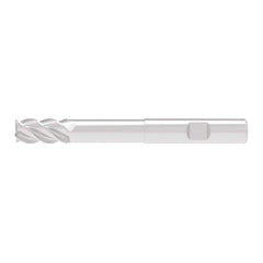 Corner Radius End Mill: 20.00 mm Dia, 42.00 mm LOC, 2.00 mm Radius, 4 Flute, Solid Carbide