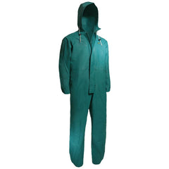 Rain Coveralls: Size 5X-Large, Nylon, Polyester & PVC