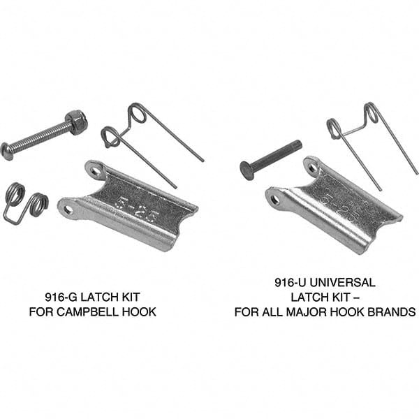 Lifting Aid Accessories; Type: Locking Latch Kit; For Use With: Hook Sizes 11-31