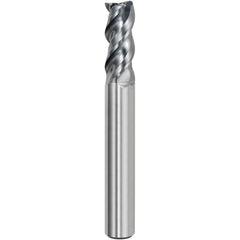 Square End Mill: 8.00 mm Dia, 19.00 mm LOC, 3 Flute, Solid Carbide