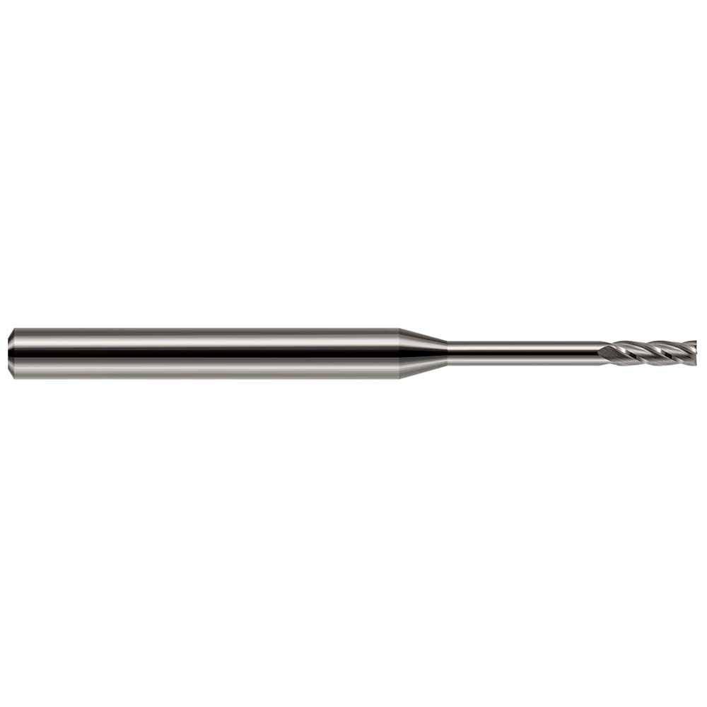 Square End Mill: 0.0850" Dia, 0.2550" LOC, 4 Flute, Solid Carbide