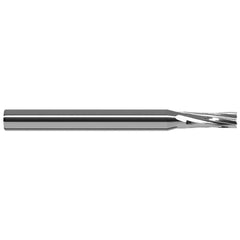 Square End Mills; Length of Cut (Decimal Inch): 0.3750; Length of Cut (Inch): 3/8; Shank Diameter (Inch): 1/8; Shank Diameter (Decimal Inch): 0.1250; Overall Length (Decimal Inch): 1.5000; Overall Length (Inch): 1-1/2