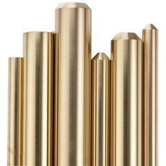 Brass Round Rod: 1-1/4" Dia, 36" Long, Alloy 360