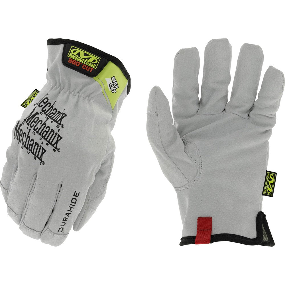 Cut, Puncture & Abrasion-Resistant Gloves: Max Cut Utility MCLD-X00, Size X-Large, ANSI Cut A9, ANSI Puncture 4, ArmorCore Lined, Leather