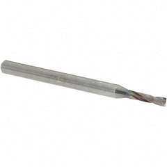 Screw Machine Length Drill Bit: 2.50 mm Dia, 180 deg Point, Solid Carbide