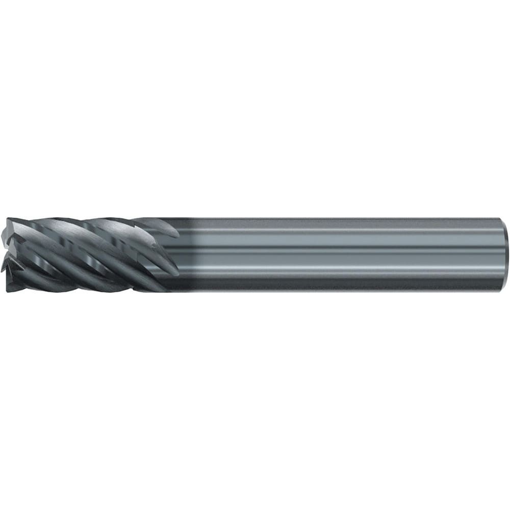 Roughing & Finishing End Mills; Mill Diameter (Fractional Inch): 1; Flute Type: Spiral; Number Of Flutes: 6; End Mill Material: Solid Carbide; Length of Cut (Inch): 1; Coating/Finish: AlCr