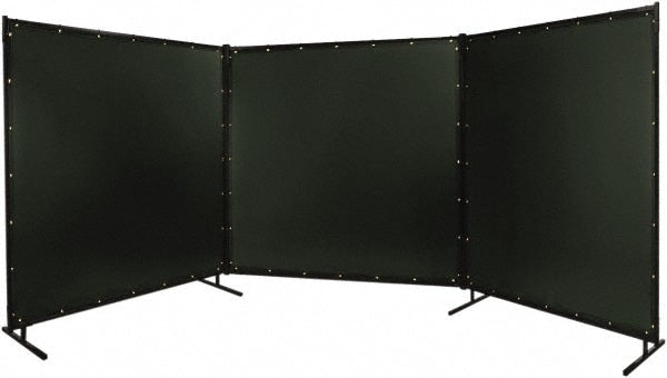 6' Wide x 6' High, 14mm Thickness, Transparent Vinyl Portable Welding Screen