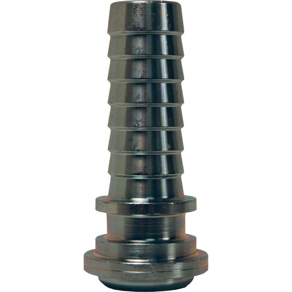 Ground Joint Hose Couplings; Thread Type: Non-Threaded; Type: Nipple; Material: Plated Iron; Size: 4 in; Style: Hose Insert