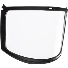 Face Shield: Lens Shade None, 6.5000" High, Polycarbonate