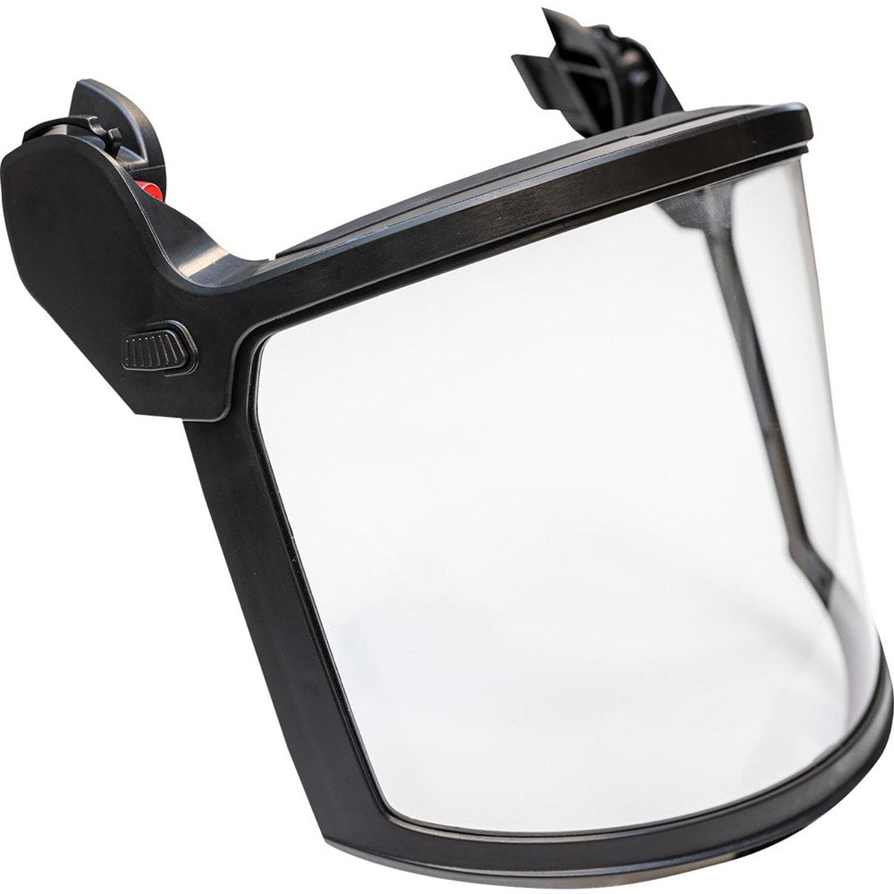 Face Shield: Lens Shade None, 6.5000" High, Polycarbonate