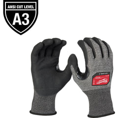 Cut-Resistant Gloves: Milwaukee 48-73, Size 2X-Large, ANSI Cut A3, ANSI Puncture 0, Nitrile, Polyethylene