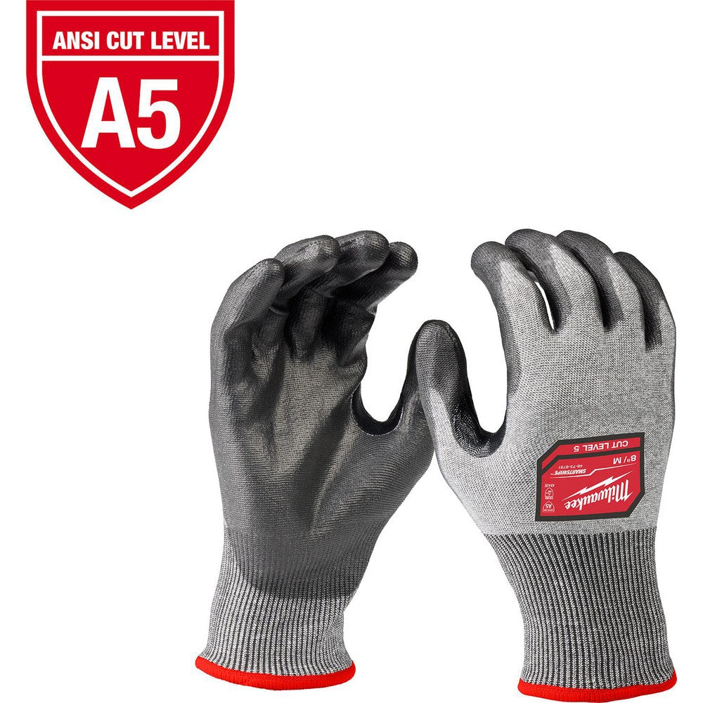 Cut-Resistant Gloves: Milwaukee 48-73, Size Small, ANSI Cut A5, ANSI Puncture 0, Polyethylene, Polyethylene