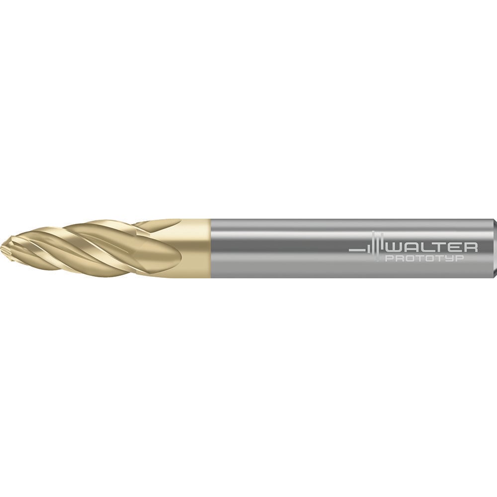 Barrel Cutter End Mills; End Type: Circle Segment Oval Form; Material: Solid Carbide; Taper Angle Per Side: 6.47; Small End Diameter (mm): 3.00; Shank Diameter (mm): 8.0000; Length of Cut (mm): 23.5500; Helix Angle: 30.00