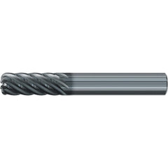 Roughing & Finishing End Mills; Mill Diameter (Fractional Inch): 1/2; Flute Type: Spiral; Number Of Flutes: 7; End Mill Material: Solid Carbide; Length of Cut (Inch): 1-1/4; Coating/Finish: AlCr