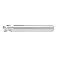 Corner Radius End Mill: 5.00 mm Dia, 5.50 mm LOC, 0.60 mm Radius, 3 Flute, Solid Carbide