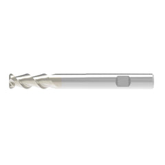 Corner Radius End Mill: 25.00 mm Dia, 65.00 mm LOC, 2.00 mm Radius, 2 Flute, Solid Carbide