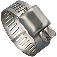 Worm Gear Clamps; Clamp Type: Worm Drive; Minimum Diameter (Fractional Inch): 5/16; Minimum Diameter (Decimal Inch): 0.3125; Maximum Diameter (Decimal Inch): 0.8750; Maximum Diameter (Inch - Fraction