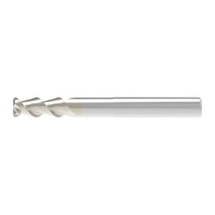 Corner Radius End Mill: 6.00 mm Dia, 16.00 mm LOC, 0.50 mm Radius, 2 Flute, Solid Carbide