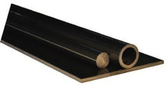 Plastic Rod: Polyamide-imide, 1' Long, 3/4" Dia, Gray