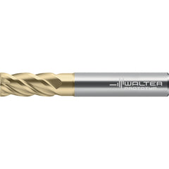 Square End Mill: 16.00 mm Dia, 42.0000 mm LOC, 4 Flute, Solid Carbide