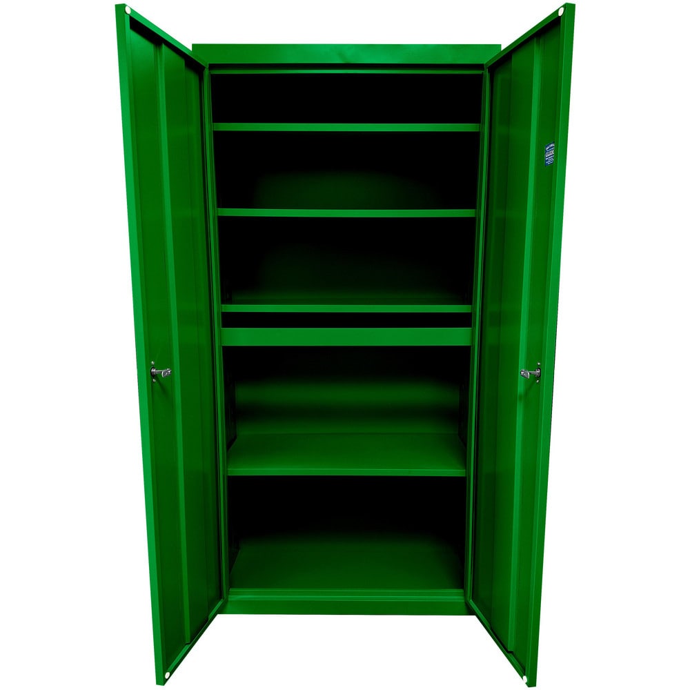 Steel Steel Storage Cabinet Cabinet: 36" Wide, 24" Deep, 78" High