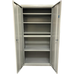 Steel Steel Storage Cabinet Cabinet: 36" Wide, 18" Deep, 72" High