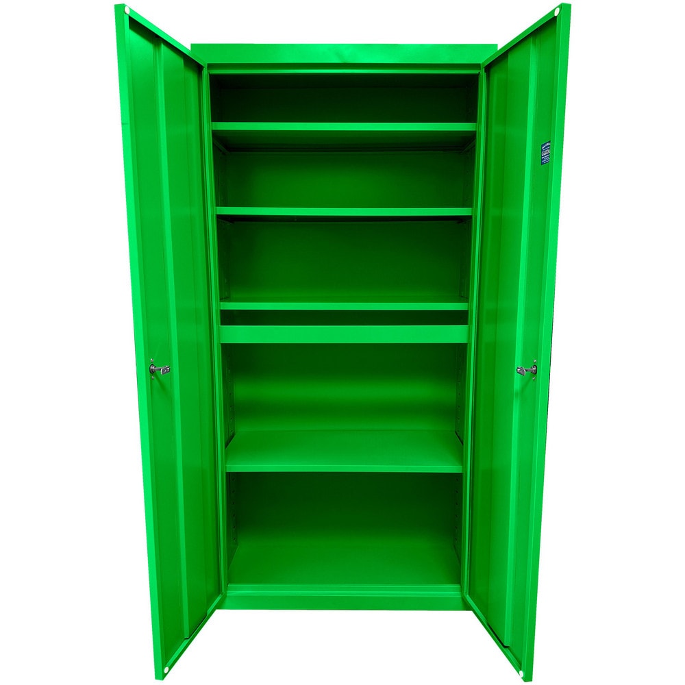 Steel Steel Storage Cabinet Cabinet: 36" Wide, 24" Deep, 78" High