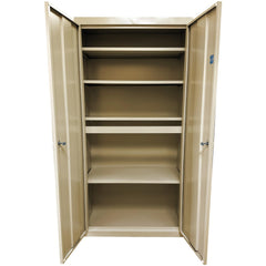 Steel Steel Storage Cabinet Cabinet: 36" Wide, 24" Deep, 78" High