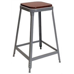 Stationary Stools; Seat Depth: 13 in; Seat Width: 13 in; Product Type: Fixed Height Stool; Base Type: Fixed; Minimum Seat Height: 24 in; Maximum Seat Height: 24 in; Overall Width: 13 in; Overall Depth: 13 in