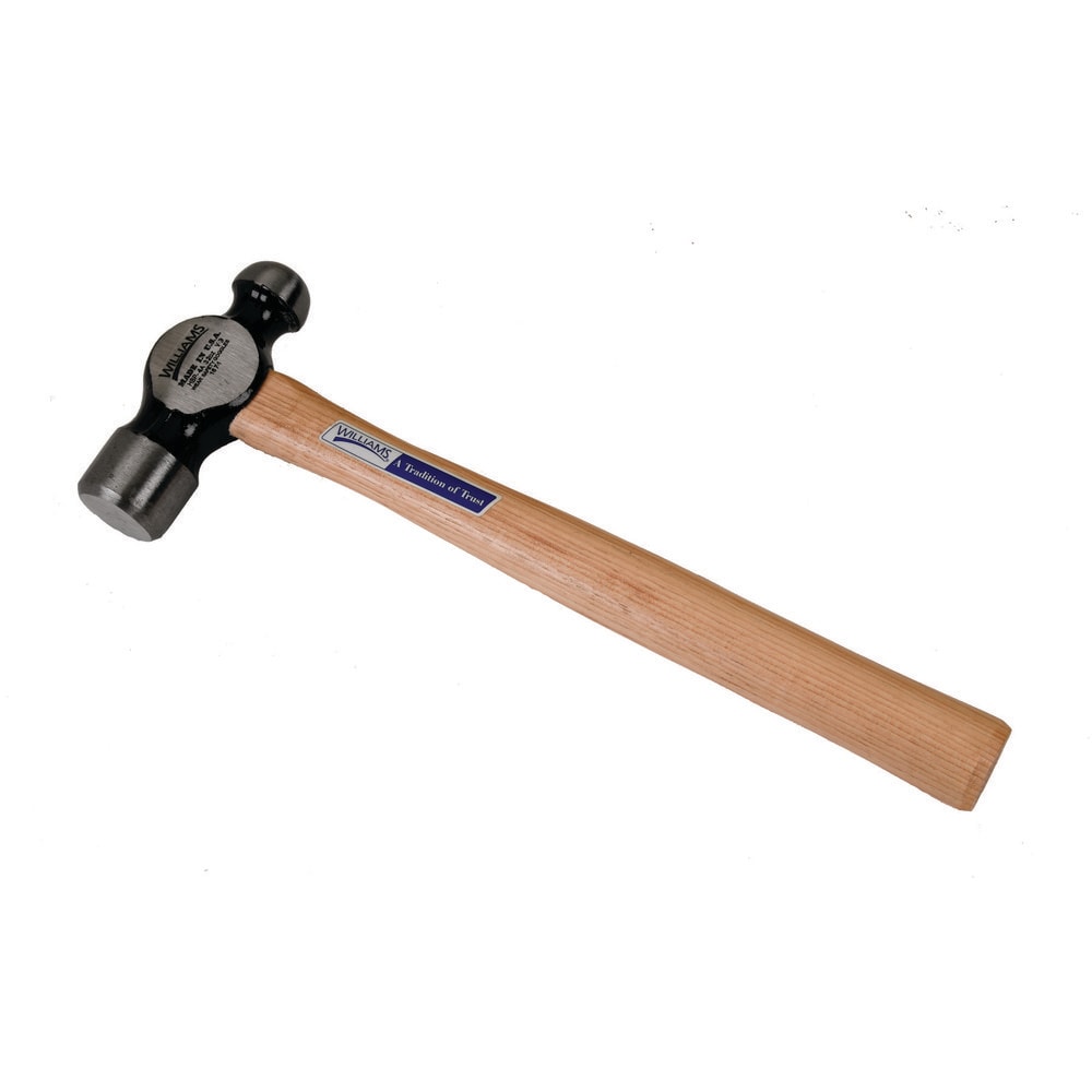 Ball Pein Hammer: 12 oz Head, Drop Forged Steel