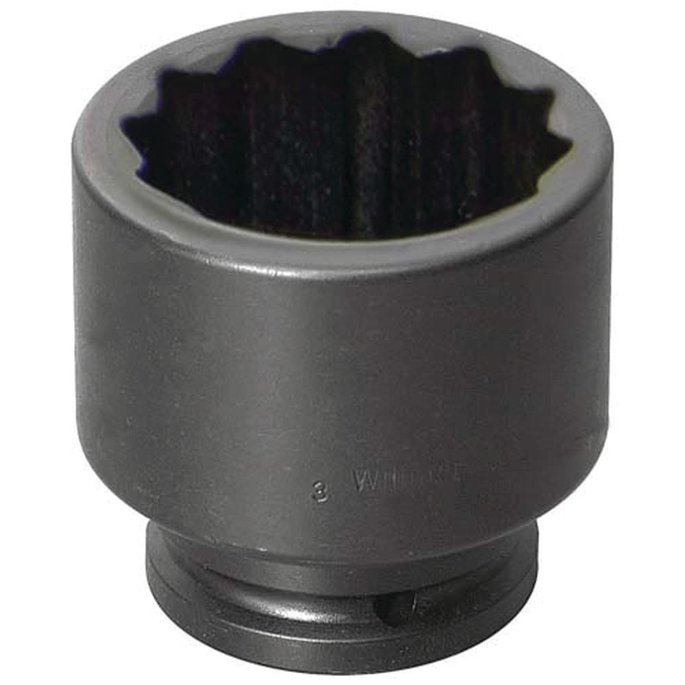 Impact Socket: 1-1/2" Drive, 2-13/16" Socket, Square Drive