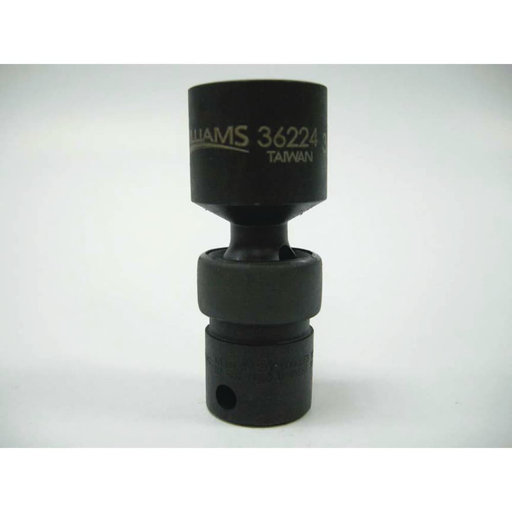 Impact Socket: 3/8" Drive, 7/16" Socket, Hex Drive