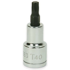 Hand Hex & Torx Bit Sockets; Socket Type: Torx Bit; Drive Size (Fractional Inch): 1/2; Torx Size: T45