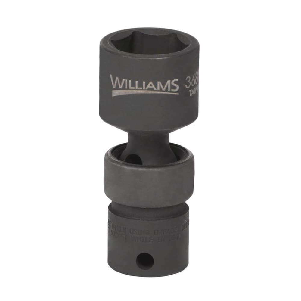 Impact Socket: 3/8" Drive, 16 mm Socket, Hex Drive